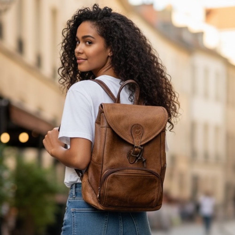 Los Robles Quality Genuine Leather Backpack